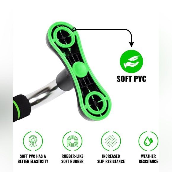 New! Mazzello steel push up handles for floor and stretching yoga strap set! - Picture 6 of 10